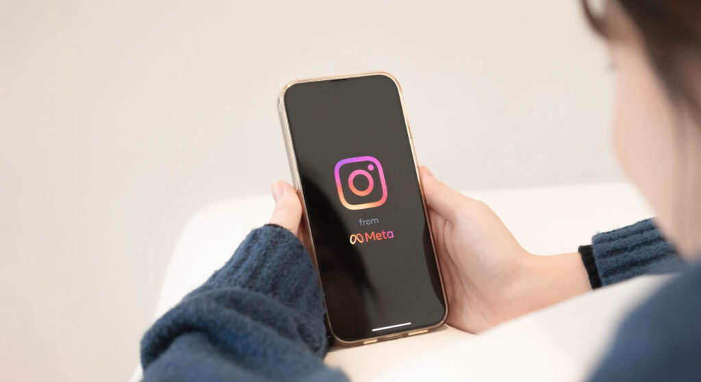 Instagram-Anwendung auf einem neuen Telefon